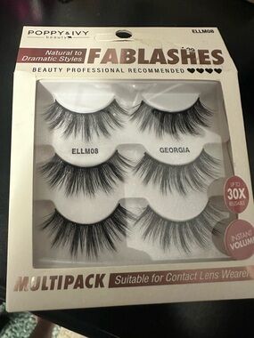 Poppy & Ivy FabLashes Multipack False Eyelashes - Black